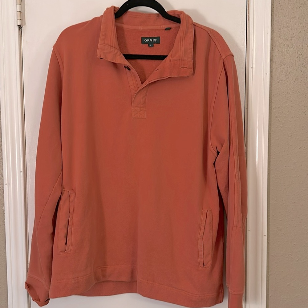 Orvis Men’s half-button up sweater